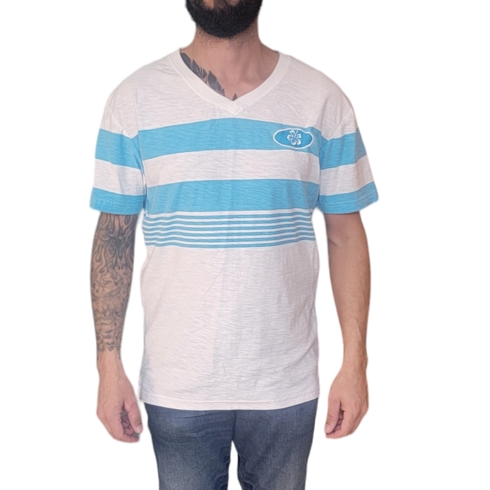 Ditch Plains Mens Beachy‎ Hawaiian Vneck Tee Xlarge